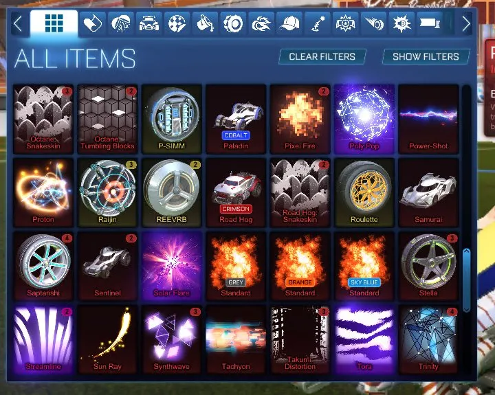 STOCK449 //Endo, Animus GP, 100 Exotic Drops, Painted Lime Breakout, Type-S, Saptarishi, Centro, Poly Pop, Creeper
