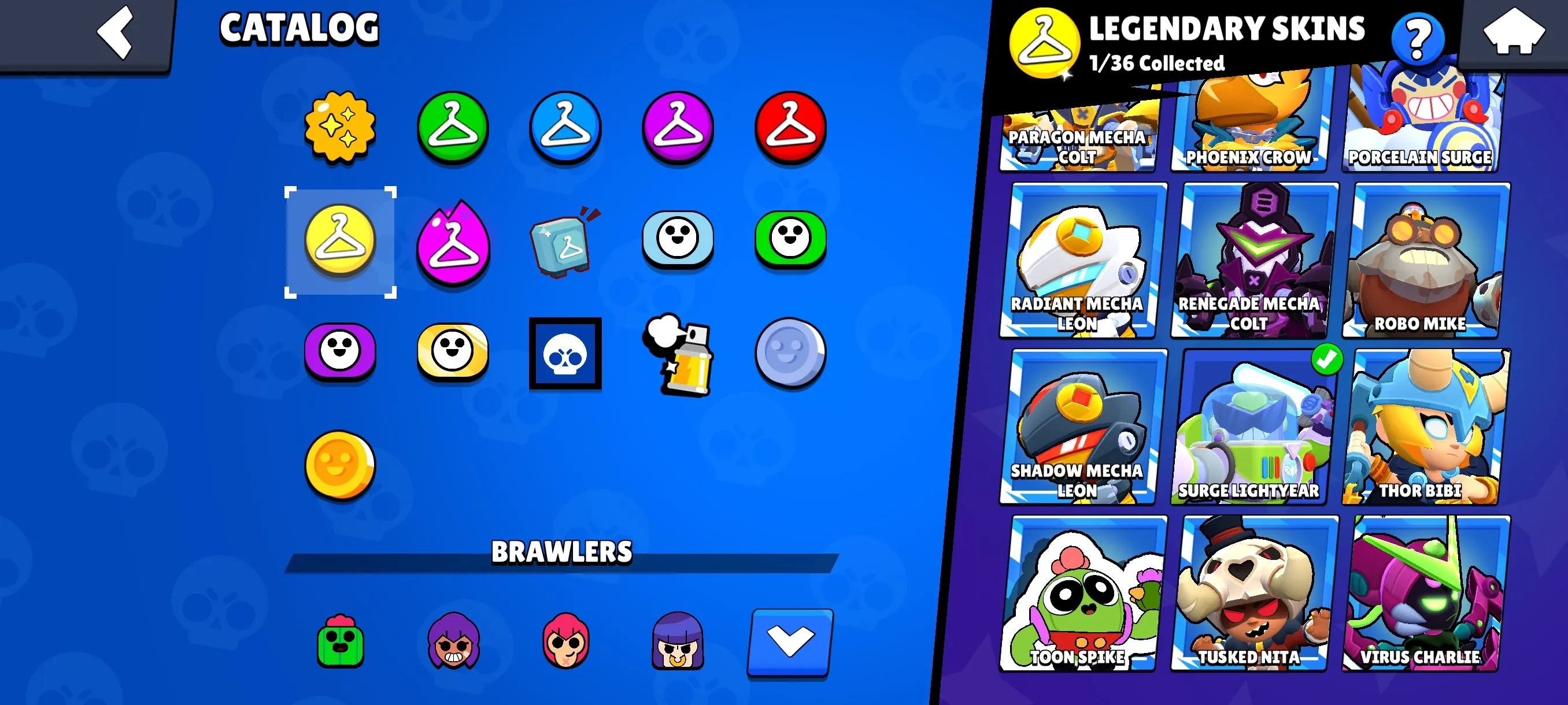 BS1922 54031 Trophies | 76/96 Brawlers | 140 Skins | 10-11 Power Level | Hypercharged Rico Frank Belle Edgard Mortis Legendary Mythic Skins 