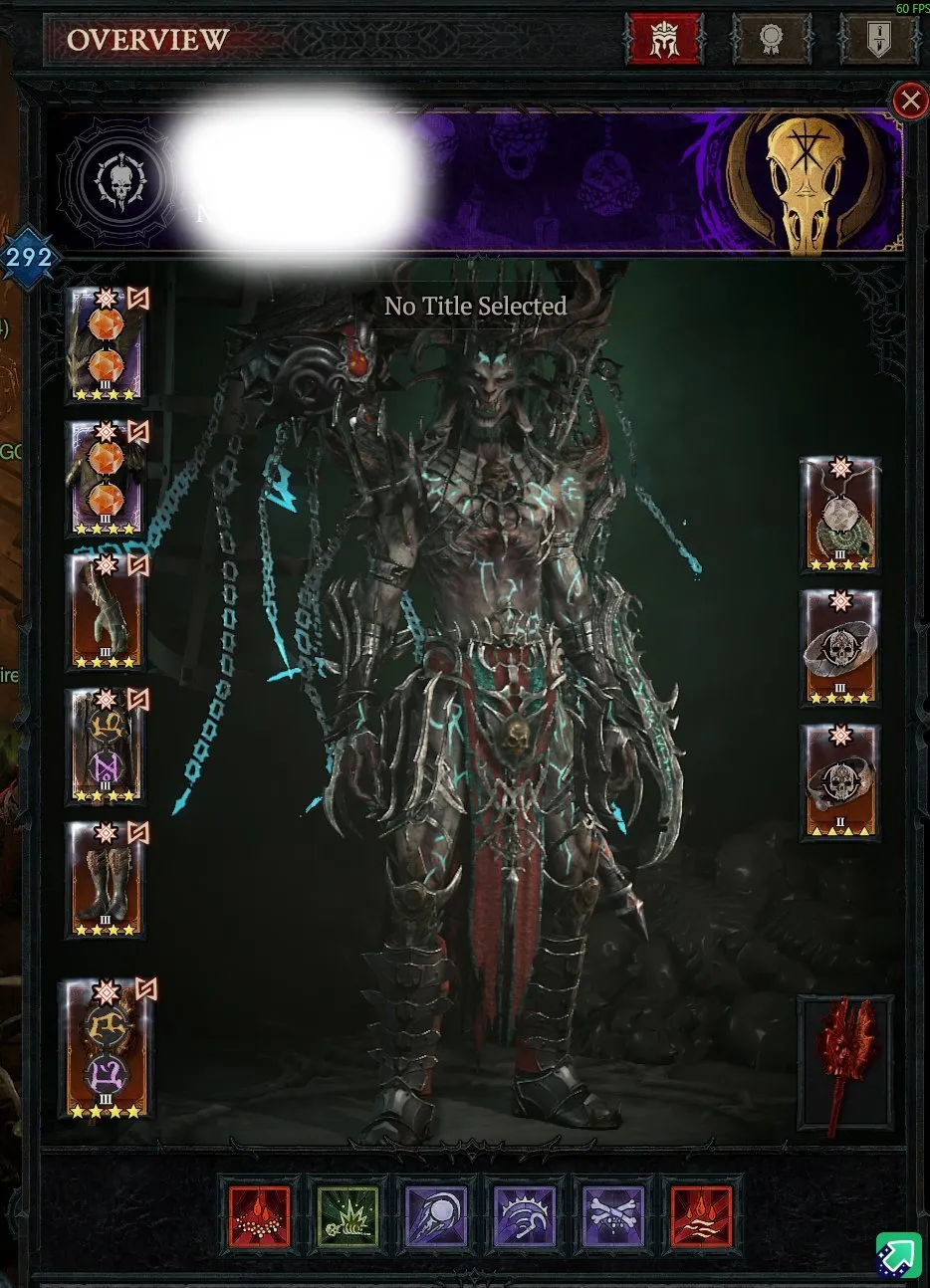 ✧･ﾟ:*✧ 15% OFF ✧･ﾟ:*✧ Too Hot to Ignore Diablo 4 - Paragon 284, Multiple Classes, Pit Closed(#E60746077f) ✧･ﾟ:*✧