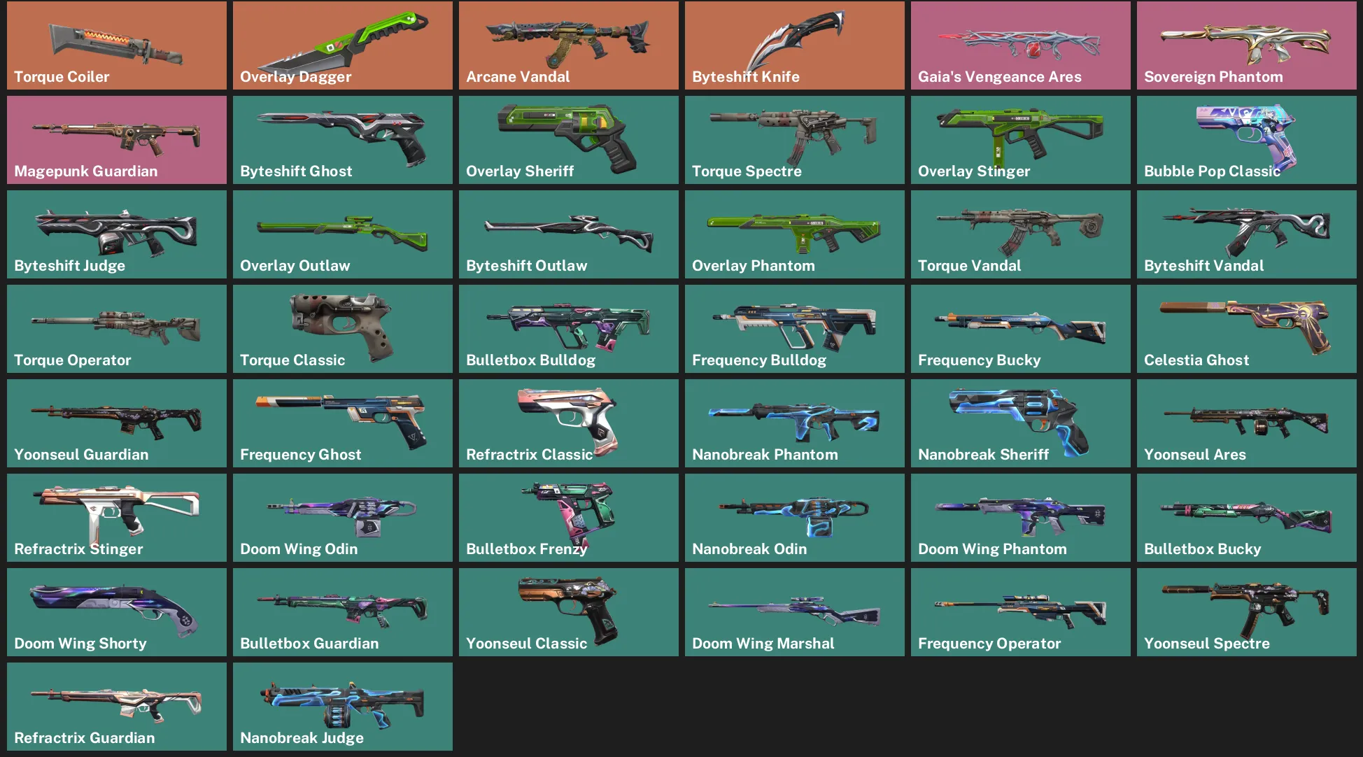 🌎LA 🎮 RANKED READY ✨ Torque Coiler 🔪 Overlay Dagger ✨ Arcane Vandal 🔪 Byteshift