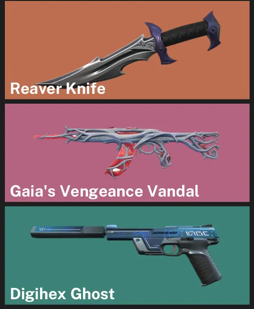 🌍EU 🎮 RANKED READY ⚡ Reaver Knife 🌿 Gaia's Vengeance Vandal ✨ Digihex Ghost