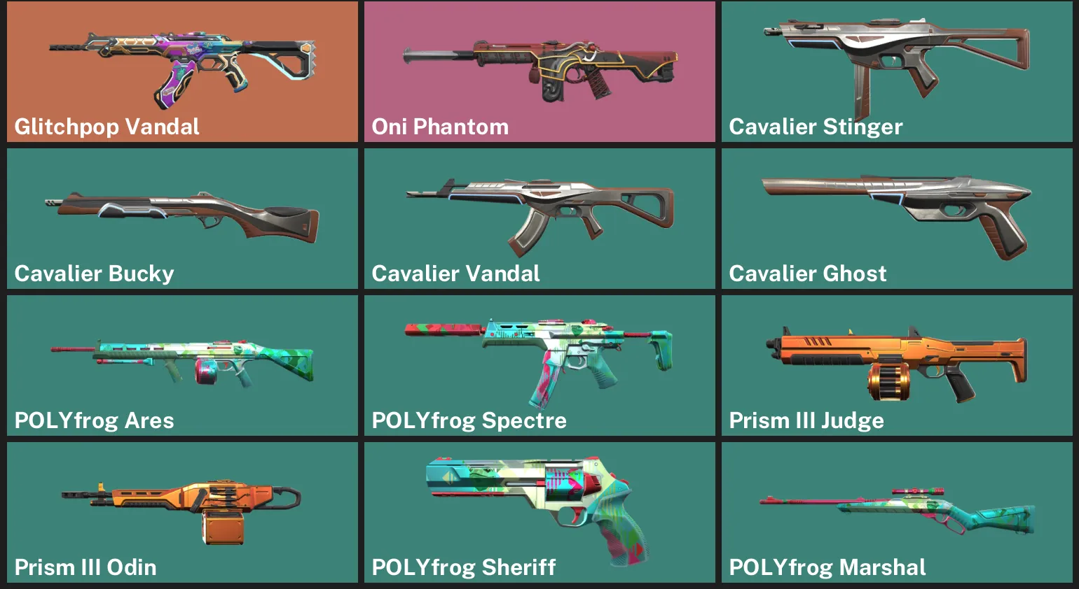 🌍EU 🎮 RANKED READY 💥 Glitchpop Vandal 🐉 Oni Phantom ✨ Cavalier Stinger ✨