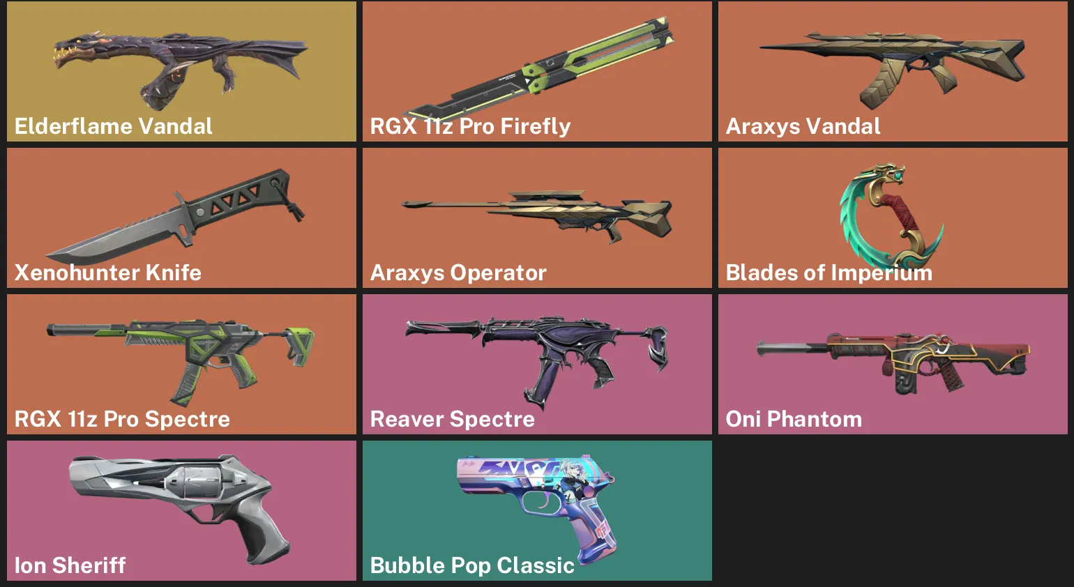 ๐AP ๐ฎ RANKED READY ๐ฒ Elderflame Vandal โจ RGX 11z Pro Firefly ๐ Araxys Vandal ๐ฝ