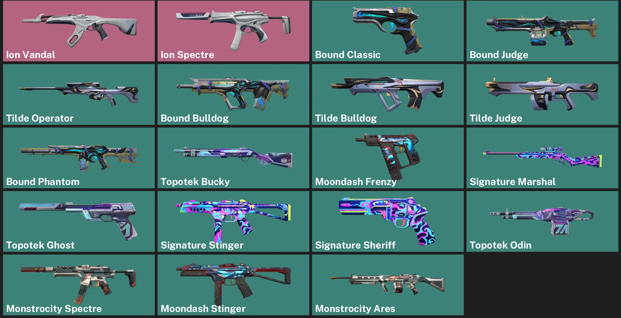 🌎LA 🎮 RANKED READY ✨ Ion Vandal ✨ Ion Spectre ✨ Bound Classic ✨ Bound Judge ✨