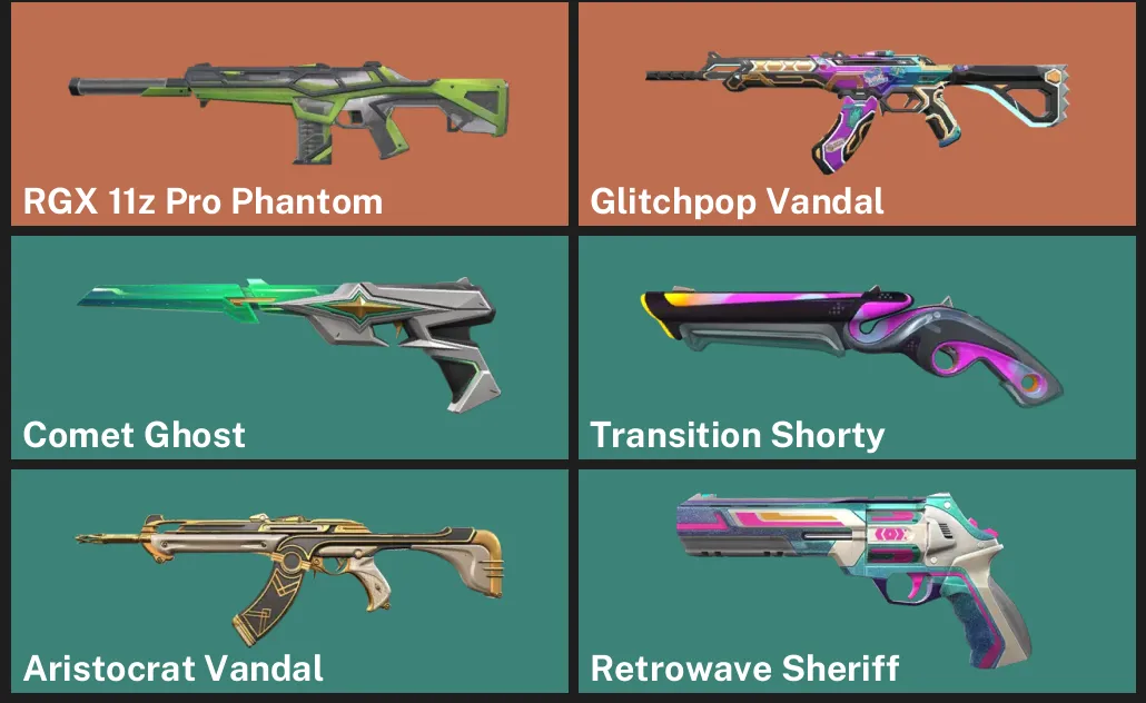 🌍EU 🎮 RANKED READY ✨ RGX 11z Pro Phantom 💥 Glitchpop Vandal ✨ Comet Ghost ✨