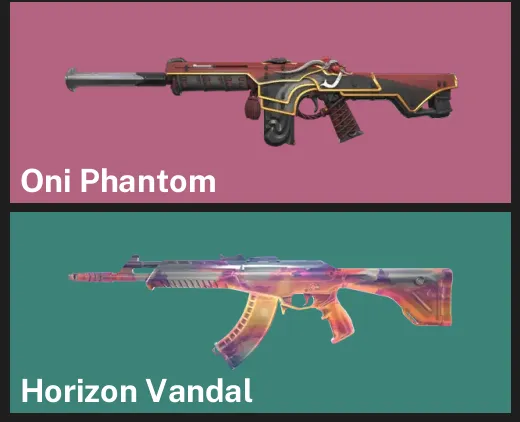 🌏AP 🎮 RANKED READY 🐉 Oni Phantom ✨ Horizon Vandal