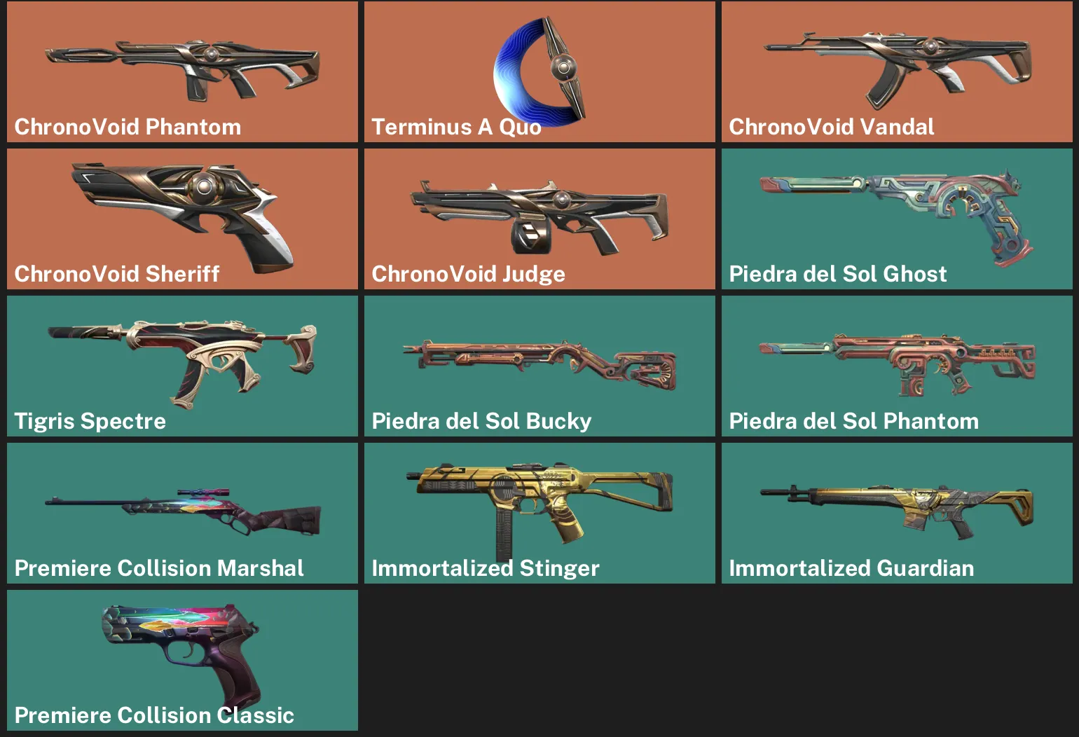 ๐EU ๐ฎ RANKED READY โจ ChronoVoid Phantom โจ Terminus A Quo โจ ChronoVoid Vandal โจ