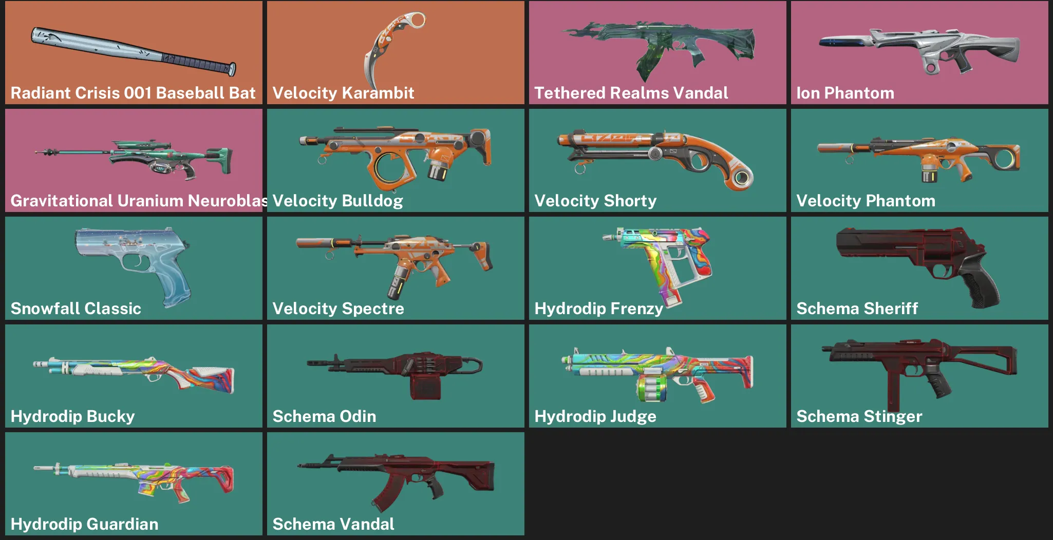 ๐NA ๐ฎ RANKED READY โจ Radiant Crisis 001 Baseball Bat ๐ช Velocity Karambit โจ
