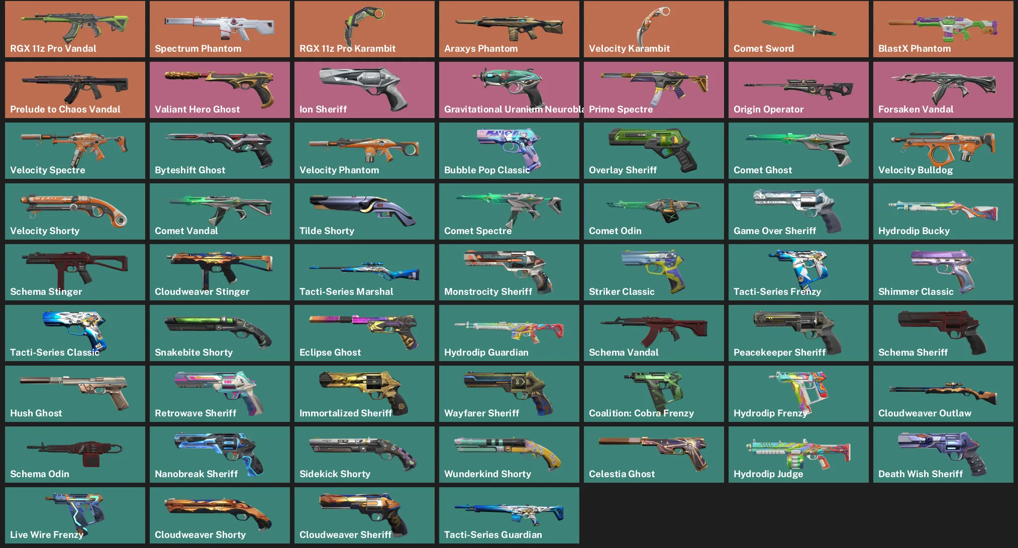 🌏AP 🎮 RANKED READY ✨ RGX 11z Pro Vandal 🌈 Spectrum Phantom ✨ RGX 11z Pro