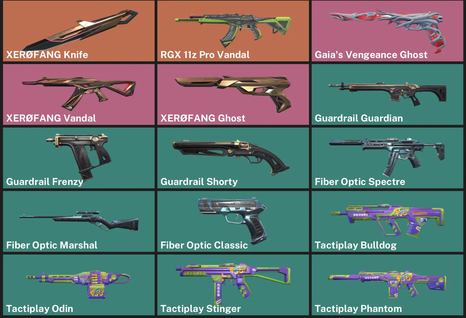 🌏AP 🎮 RANKED READY 🔪 XERØFANG Knife ✨ RGX 11z Pro Vandal 🌿 Gaia's Vengeance