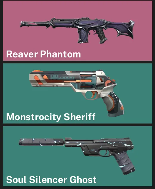 ๐AP ๐ฎ RANKED READY โก Reaver Phantom โจ Monstrocity Sheriff โจ Soul Silencer Ghost