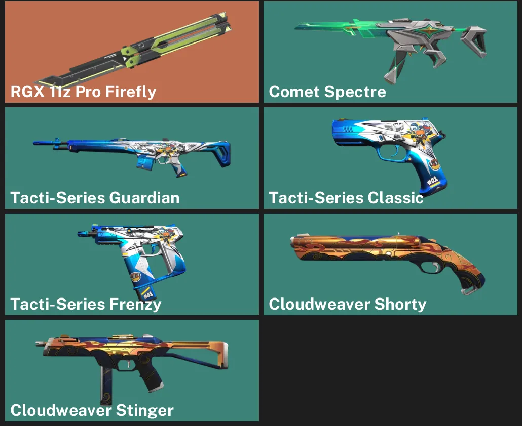 🌍EU 🎮 RANKED READY ✨ RGX 11z Pro Firefly ✨ Comet Spectre ✨ Tacti-Series Guardian