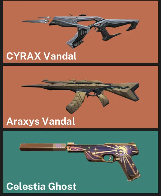 🌍EU 🎮 RANKED READY ✨ CYRAX Vandal 💎 Araxys Vandal ✨ Celestia Ghost