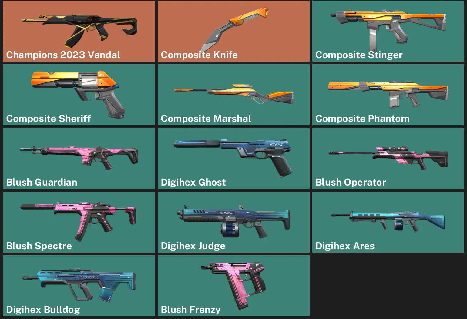 🌏AP 🎮 RANKED READY ✨ Champions 2023 Vandal 🔪 Composite Knife ✨ Composite Stinger