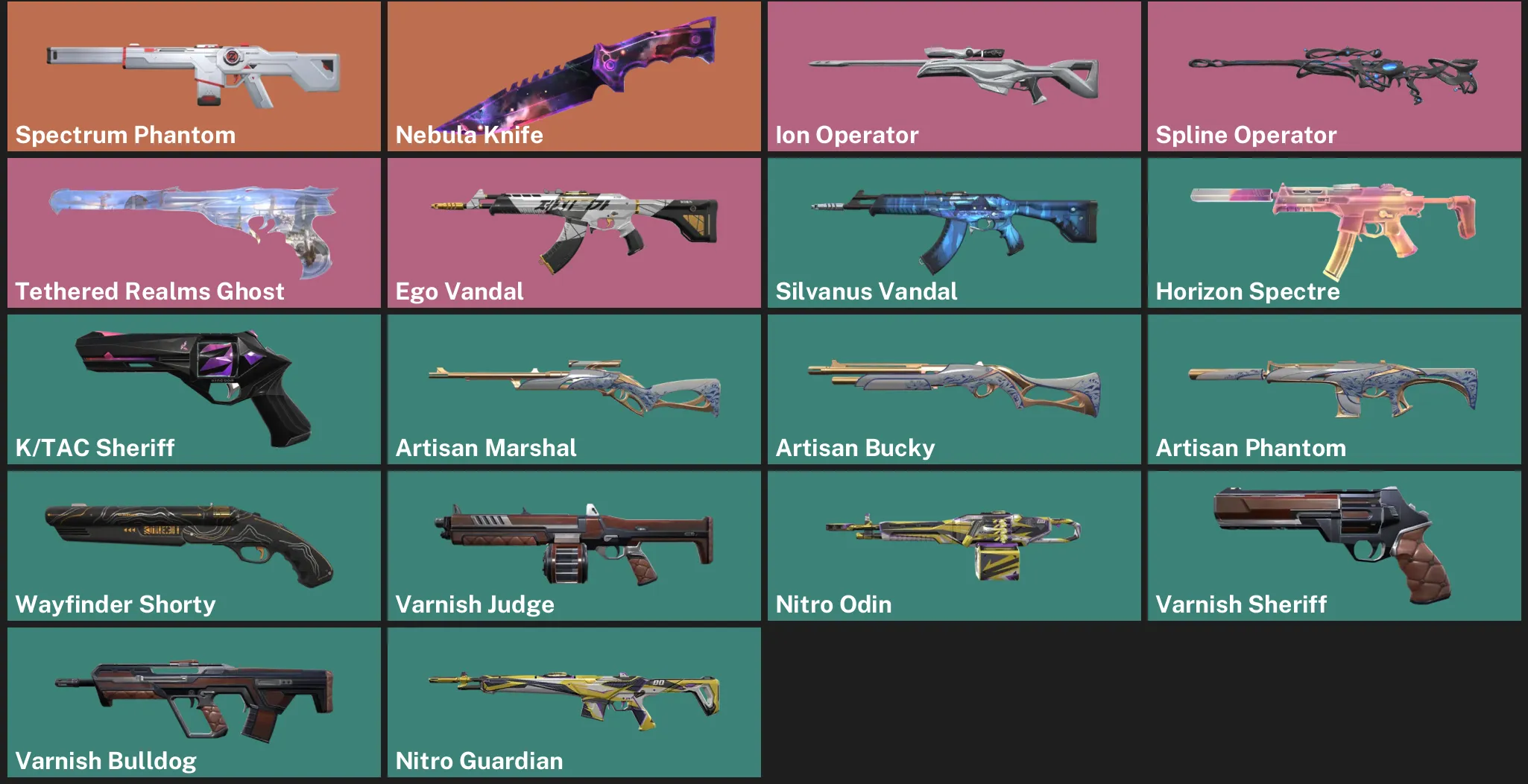 🌎NA 🎮 RANKED READY 🌈 Spectrum Phantom 🔪 Nebula Knife ✨ Ion Operator 🌀 Spline