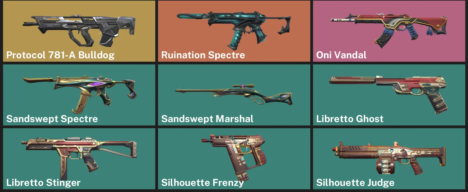 ๐NA ๐ฎ UNRANKED ๐ค Protocol 781-A Bulldog โจ Ruination Spectre ๐ Oni Vandal โจ