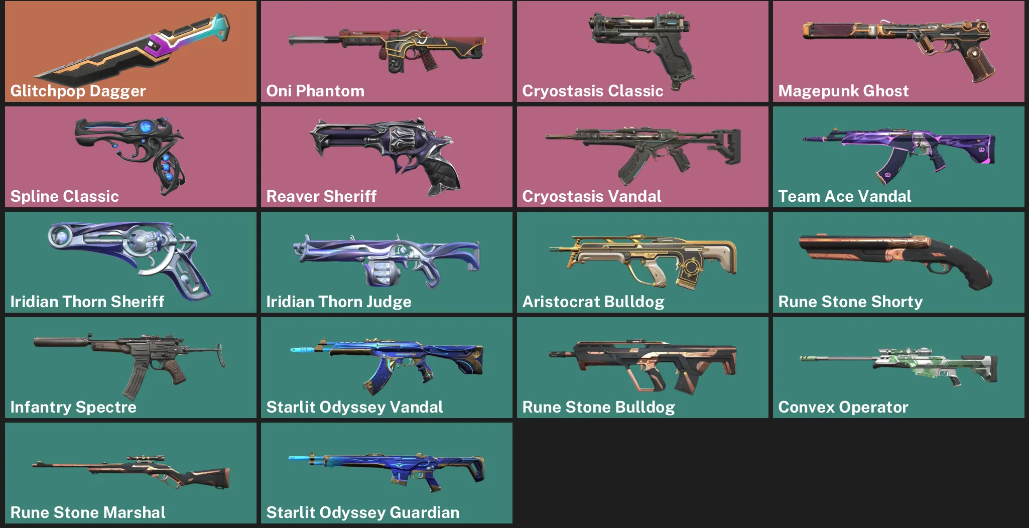 🌎NA 🎮 RANKED READY 💥 Glitchpop Dagger 🐉 Oni Phantom ✨ Cryostasis Classic ⚙️