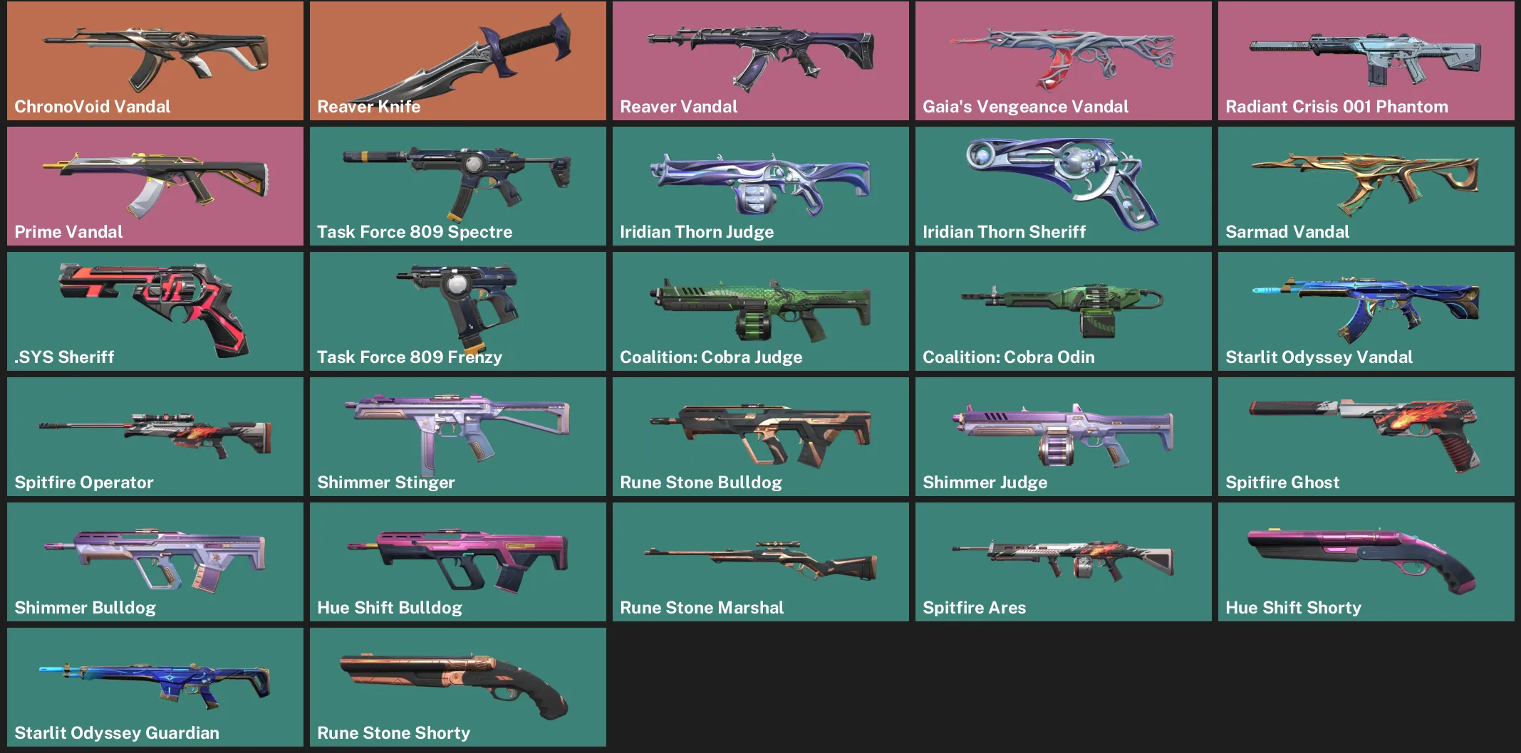 🌍EU 🎮 RANKED READY ✨ ChronoVoid Vandal ⚡ Reaver Knife ⚡ Reaver Vandal 🌿 Gaia's