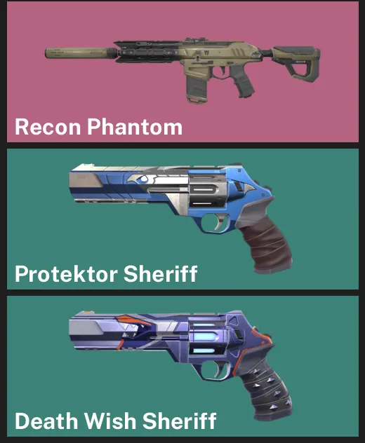 ๐EU ๐ฎ RANKED READY ๐ฏ Recon Phantom โจ Protektor Sheriff โจ Death Wish Sheriff