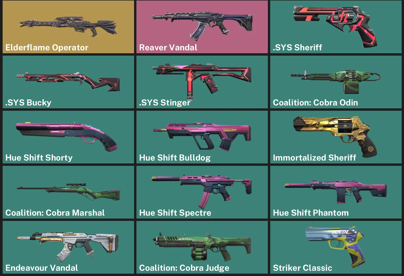 🌍EU 🎮 RANKED READY 🐲 Elderflame Operator ⚡ Reaver Vandal 🧩 .SYS Sheriff 🧩 .SYS