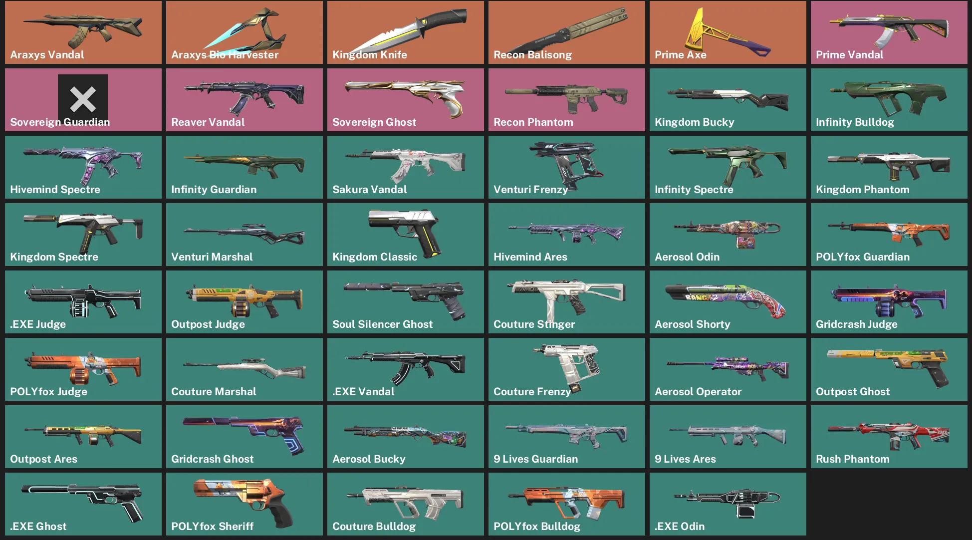 🌎NA 🎮 RANKED READY 💎 Araxys Vandal 💎 Araxys Bio Harvester 🔪 Kingdom Knife 🎯