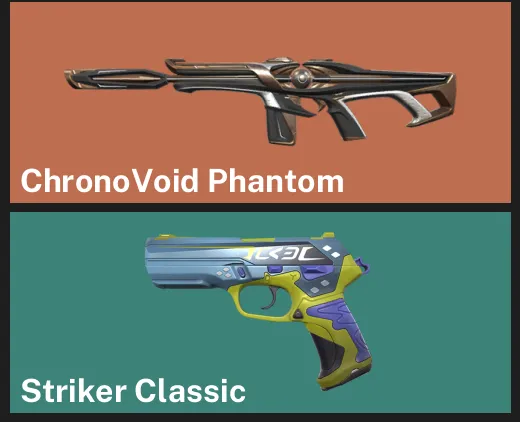 ๐AP ๐ฎ RANKED READY โจ ChronoVoid Phantom โจ Striker Classic