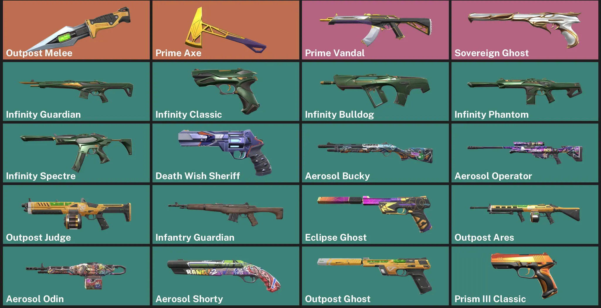 🌍EU 🎮 RANKED READY 🔪 Outpost Melee ⚡ Prime Axe ⚡ Prime Vandal 🔥 Sovereign Ghost