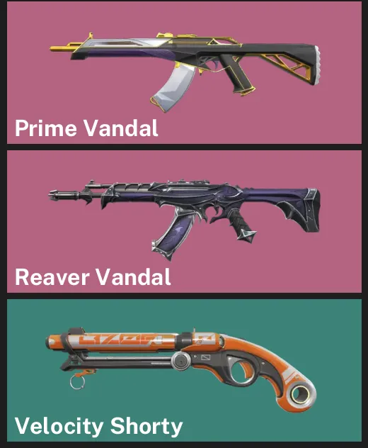 🌍EU 🎮 RANKED READY ⚡ Prime Vandal ⚡ Reaver Vandal ✨ Velocity Shorty