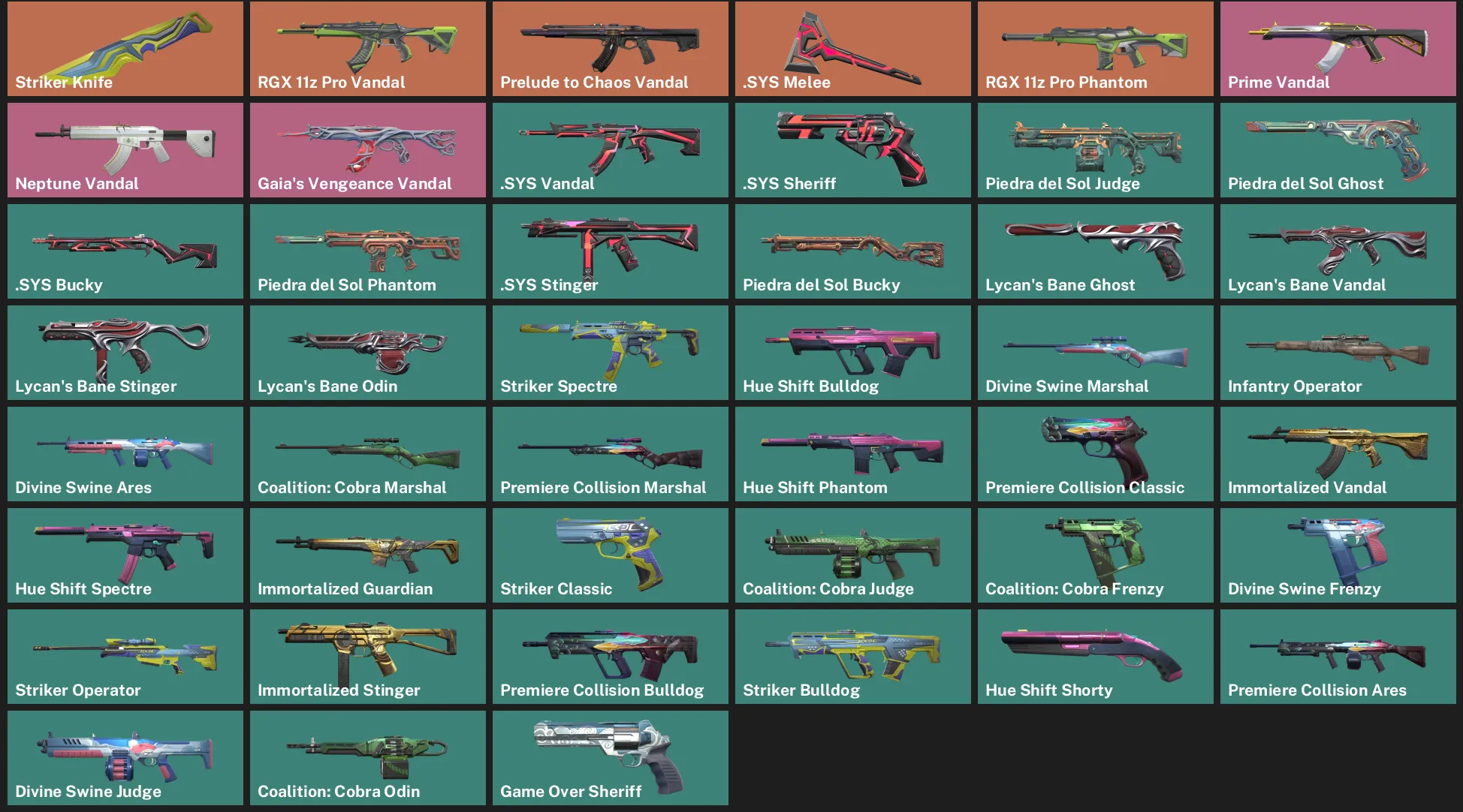 🌎LA 🎮 RANKED READY 🔪 Striker Knife ✨ RGX 11z Pro Vandal ✨ Prelude to Chaos