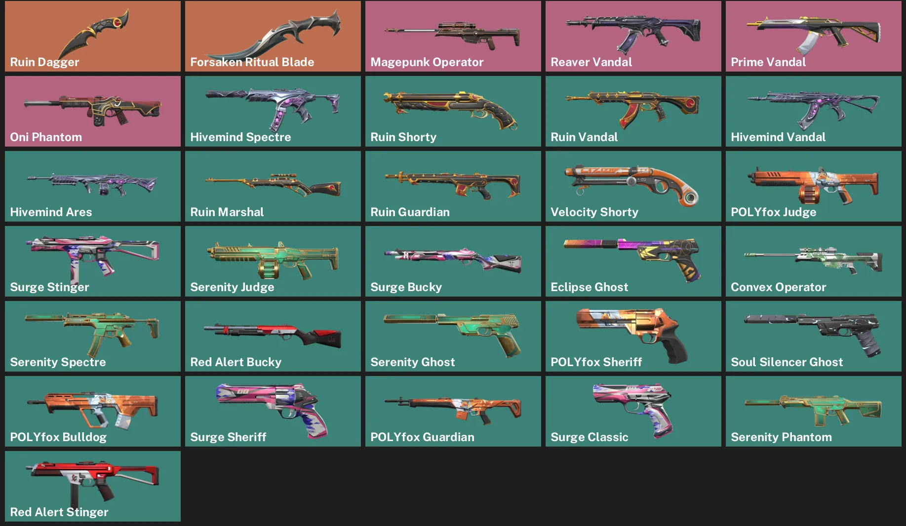 ๐EU ๐ฎ RANKED READY ๐ช Ruin Dagger ๐ช Forsaken Ritual Blade โ๏ธ Magepunk Operator โก