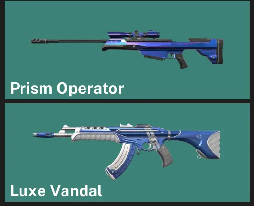 🌏AP 🎮 RANKED READY ✨ Prism Operator ✨ Luxe Vandal