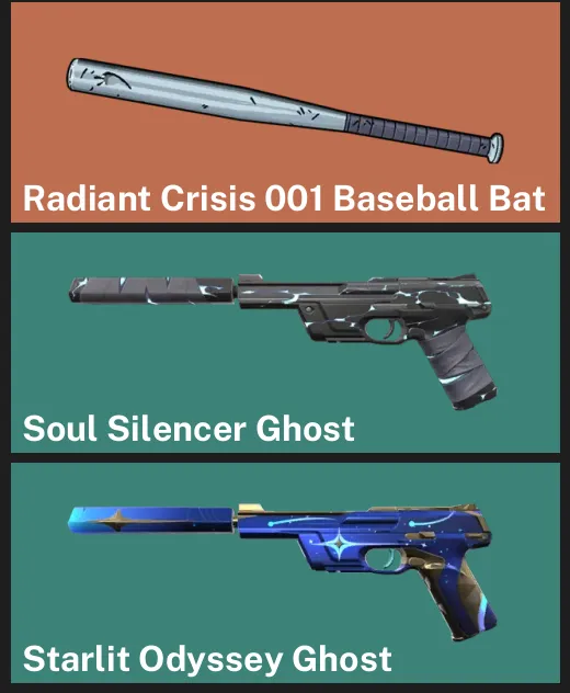 🌎LA 🎮 RANKED READY ✨ Radiant Crisis 001 Baseball Bat ✨ Soul Silencer Ghost ✨