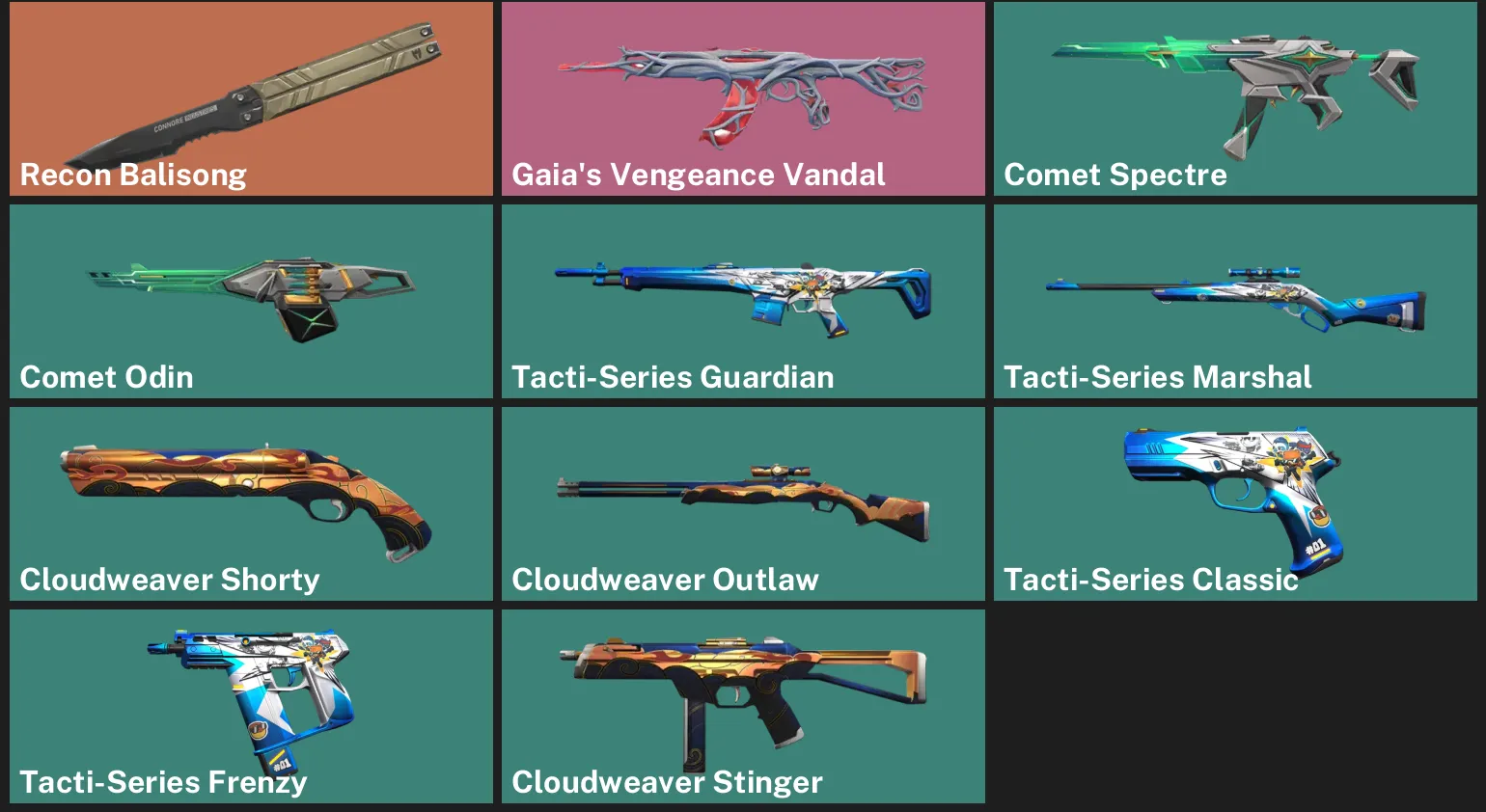 🌍EU 🎮 RANKED READY 🎯 Recon Balisong 🌿 Gaia's Vengeance Vandal ✨ Comet Spectre ✨