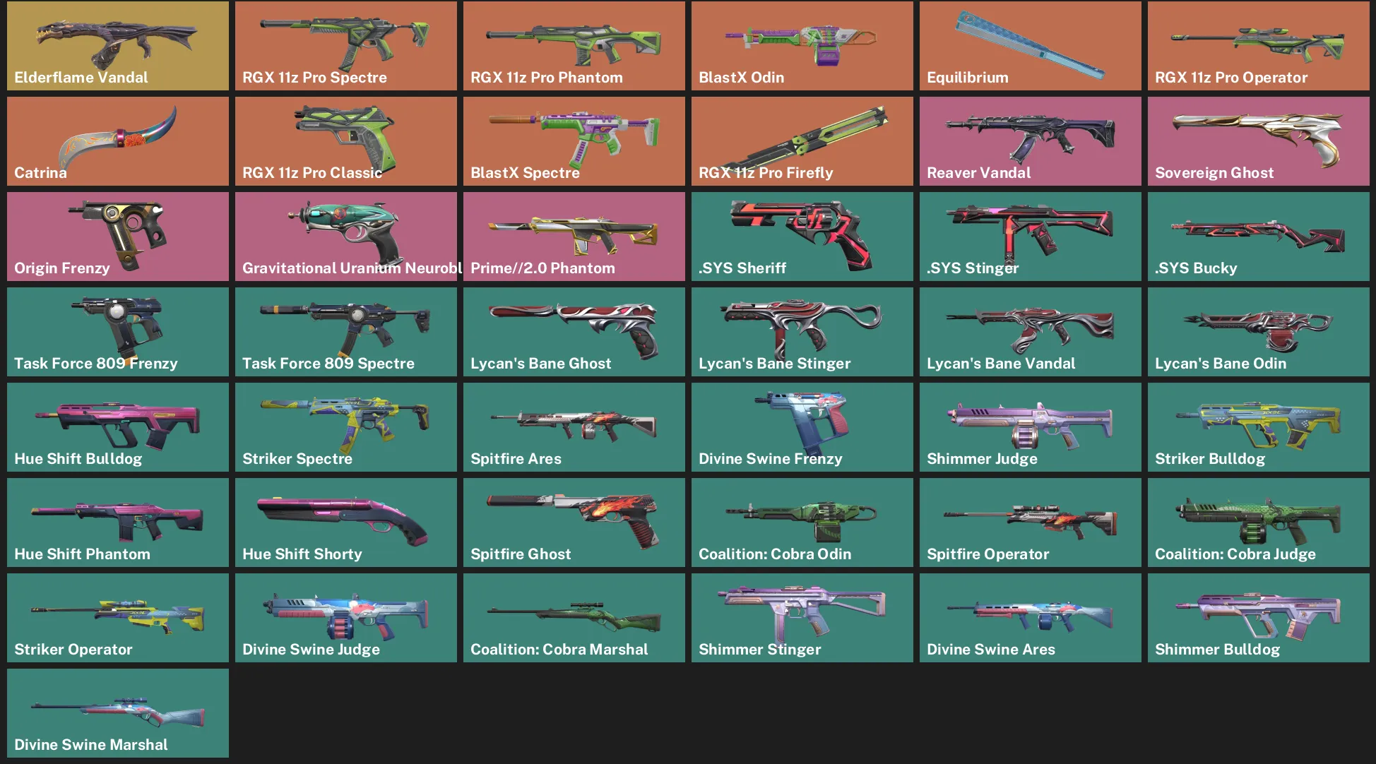 🌏AP 🎮 RANKED READY 🐲 Elderflame Vandal ✨ RGX 11z Pro Spectre ✨ RGX 11z Pro