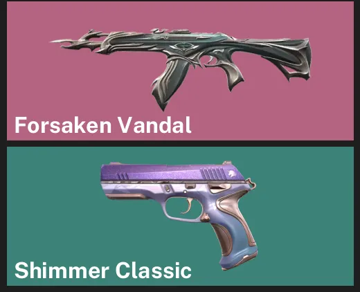 🌍EU 🎮 RANKED READY ✨ Forsaken Vandal ✨ Shimmer Classic