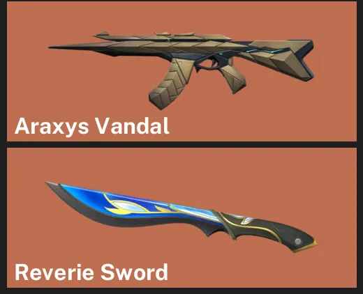🌍EU 🎮 UNRANKED 💎 Araxys Vandal 🔪 Reverie Sword