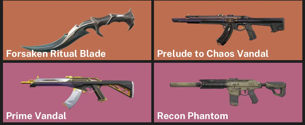 🌎NA 🎮 RANKED READY 🔪 Forsaken Ritual Blade ✨ Prelude to Chaos Vandal ⚡ Prime