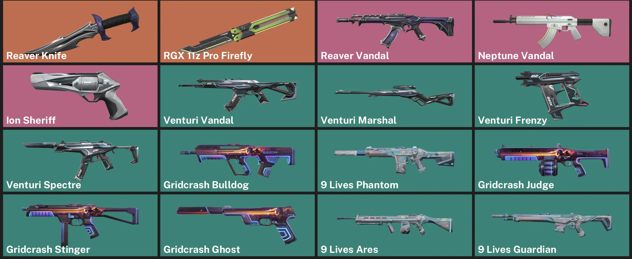 ๐EU ๐ฎ RANKED READY โก Reaver Knife โจ RGX 11z Pro Firefly โก Reaver Vandal ๐