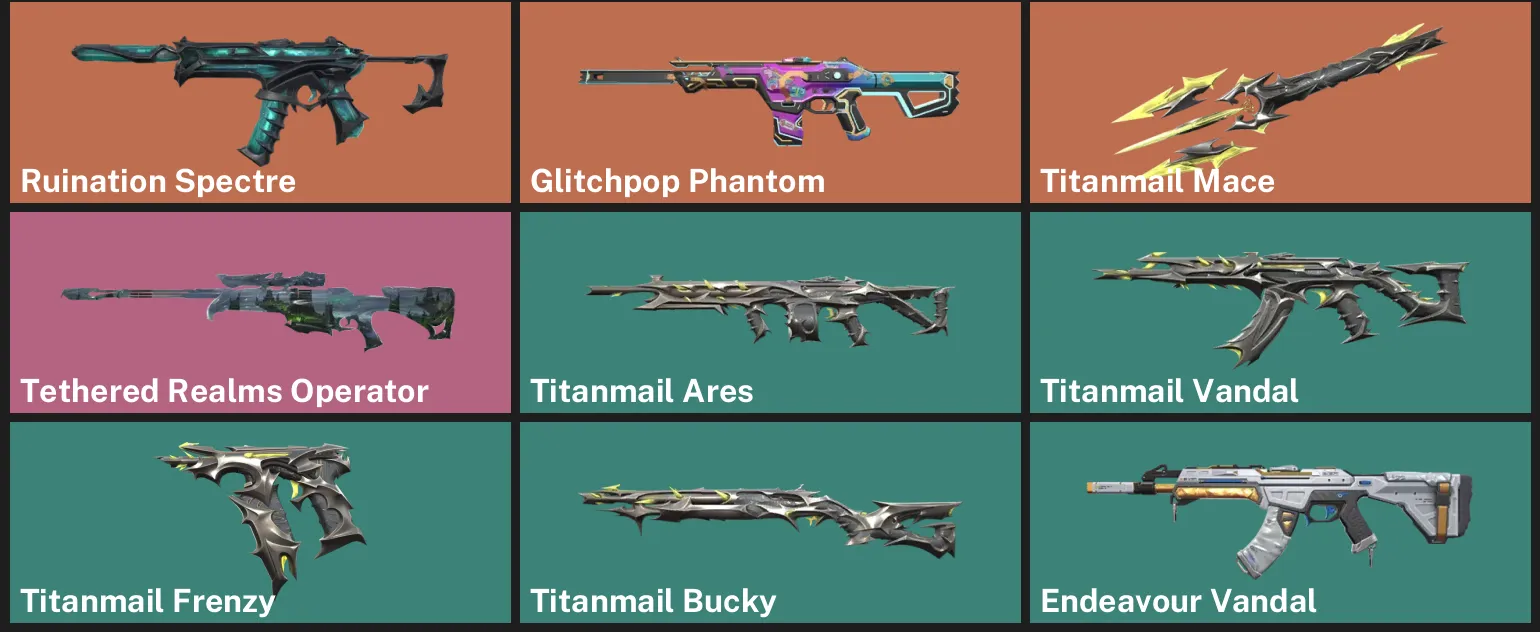 🌍EU 🎮 RANKED READY ✨ Ruination Spectre 💥 Glitchpop Phantom ✨ Titanmail Mace ✨