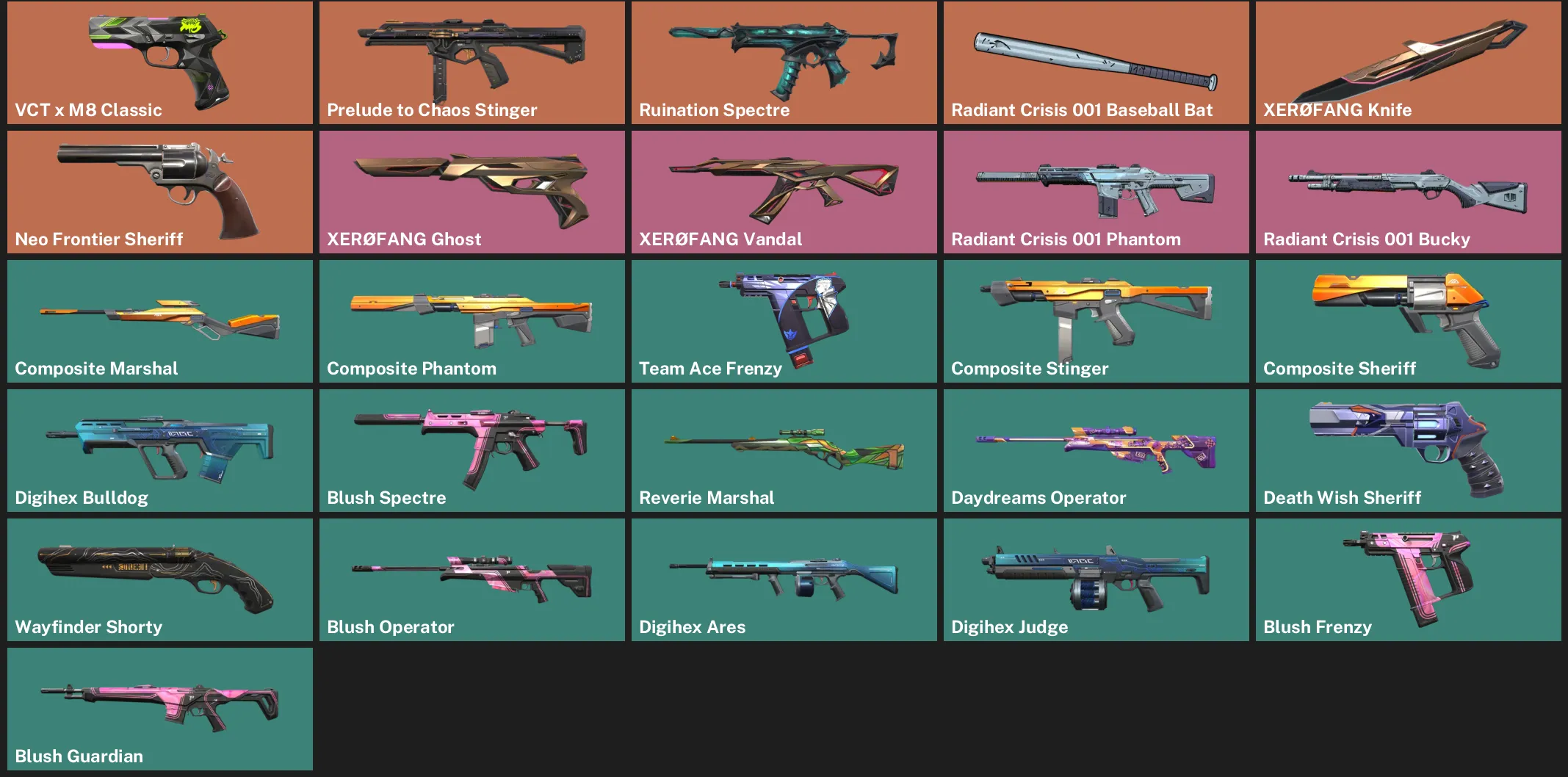 🌎NA 🎮 RANKED READY ✨ VCT x M8 Classic ✨ Prelude to Chaos Stinger ✨ Ruination