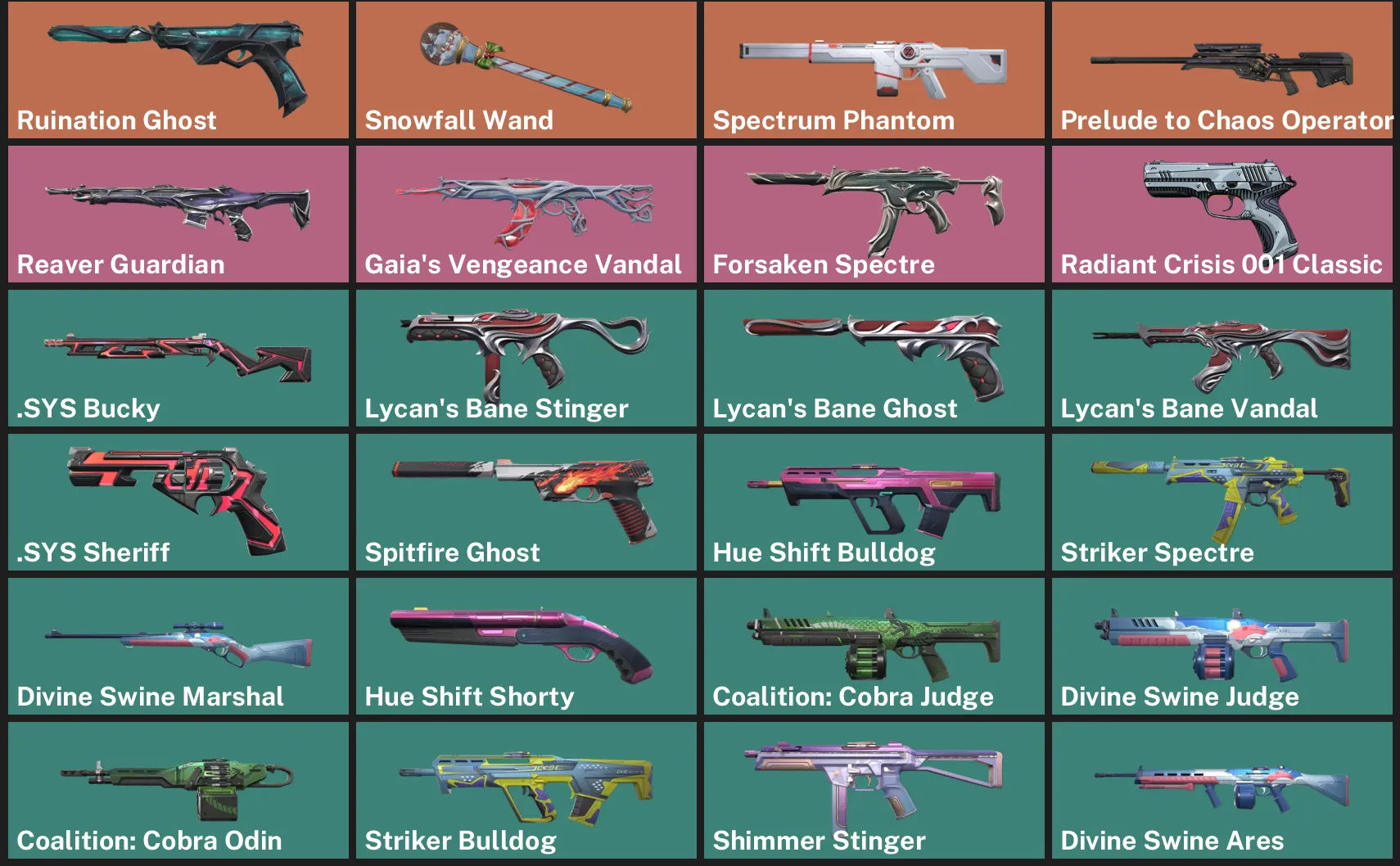 ๐EU ๐ฎ RANKED READY โจ Ruination Ghost โจ Snowfall Wand ๐ Spectrum Phantom โจ