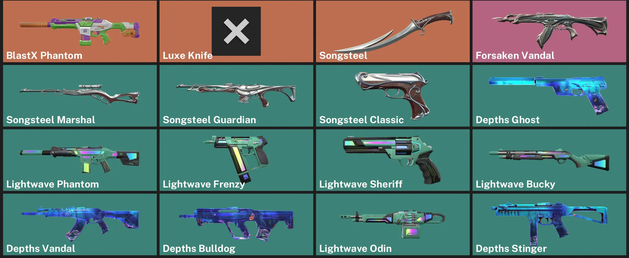 🌎NA 🎮 RANKED READY ✨ BlastX Phantom 🔪 Luxe Knife ✨ Songsteel ✨ Forsaken Vandal ✨