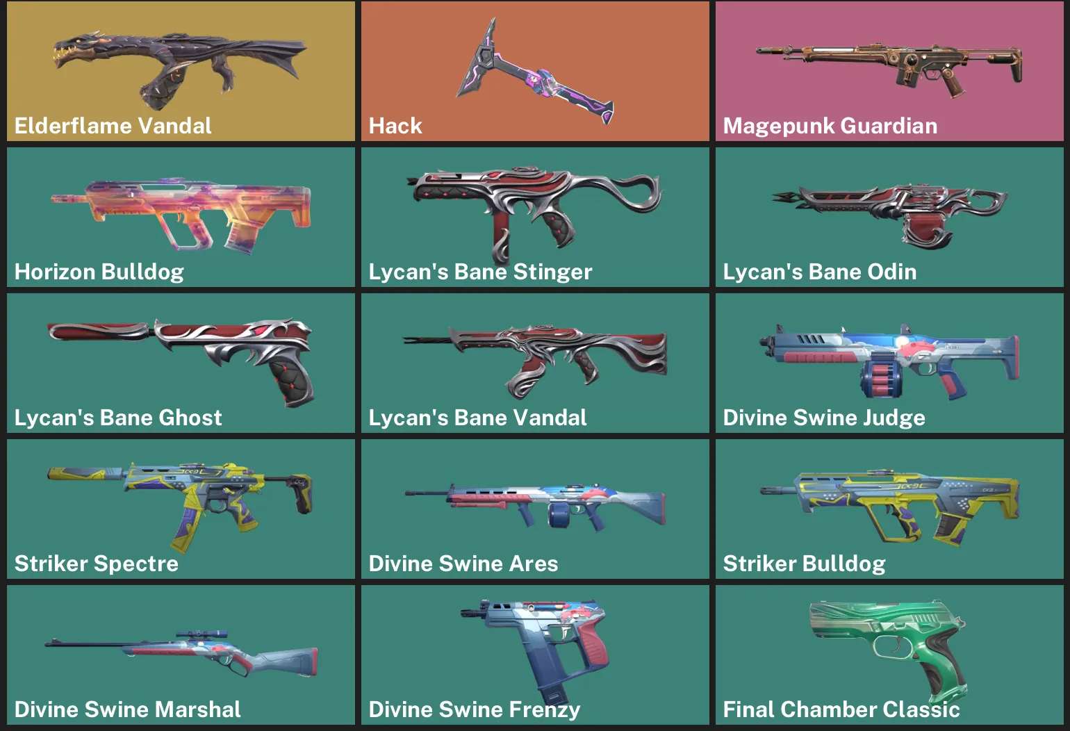 🌎NA 🎮 RANKED READY 🐲 Elderflame Vandal ✨ Hack ⚙️ Magepunk Guardian ✨ Horizon