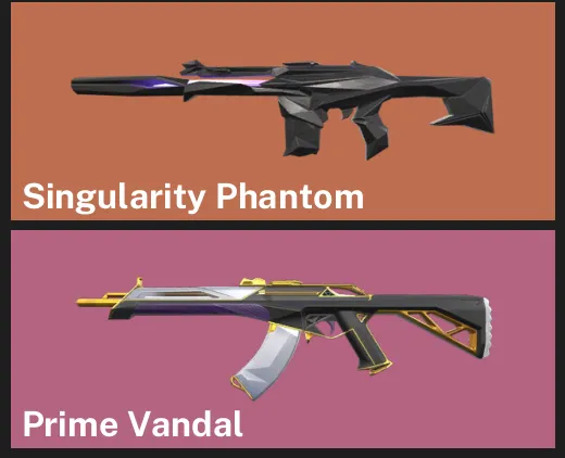 🌏AP 🎮 RANKED READY 🪐 Singularity Phantom ⚡ Prime Vandal