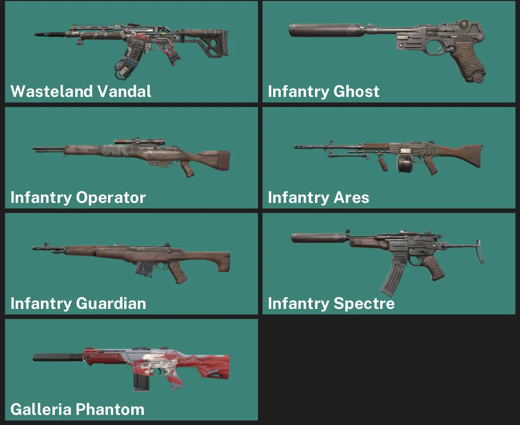🌏AP 🎮 RANKED READY ✨ Wasteland Vandal 🔪 Infantry Ghost 🔪 Infantry Operator 🔪