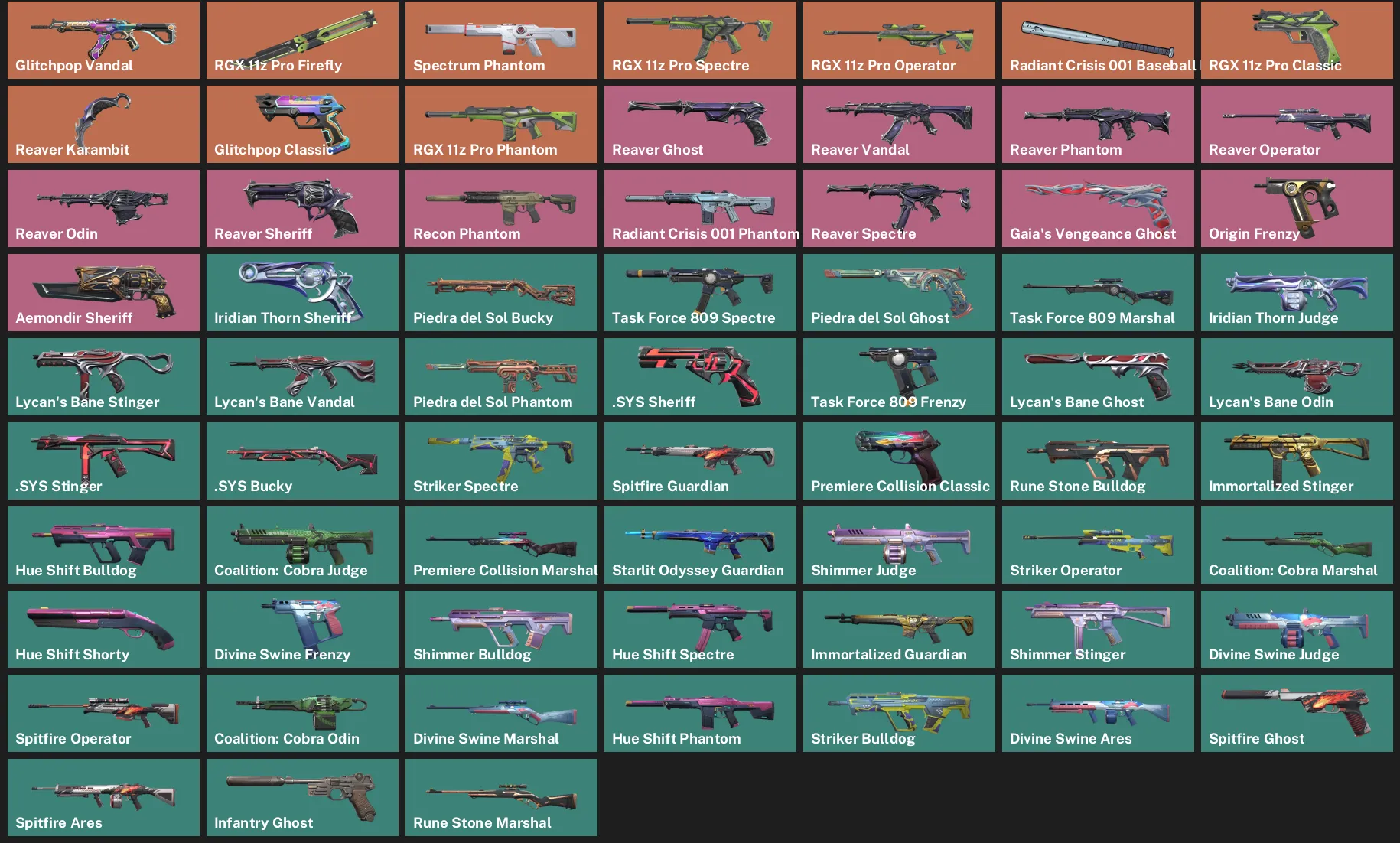 ๐NA ๐ฎ RANKED READY ๐ฅ Glitchpop Vandal โจ RGX 11z Pro Firefly ๐ Spectrum Phantom โจ