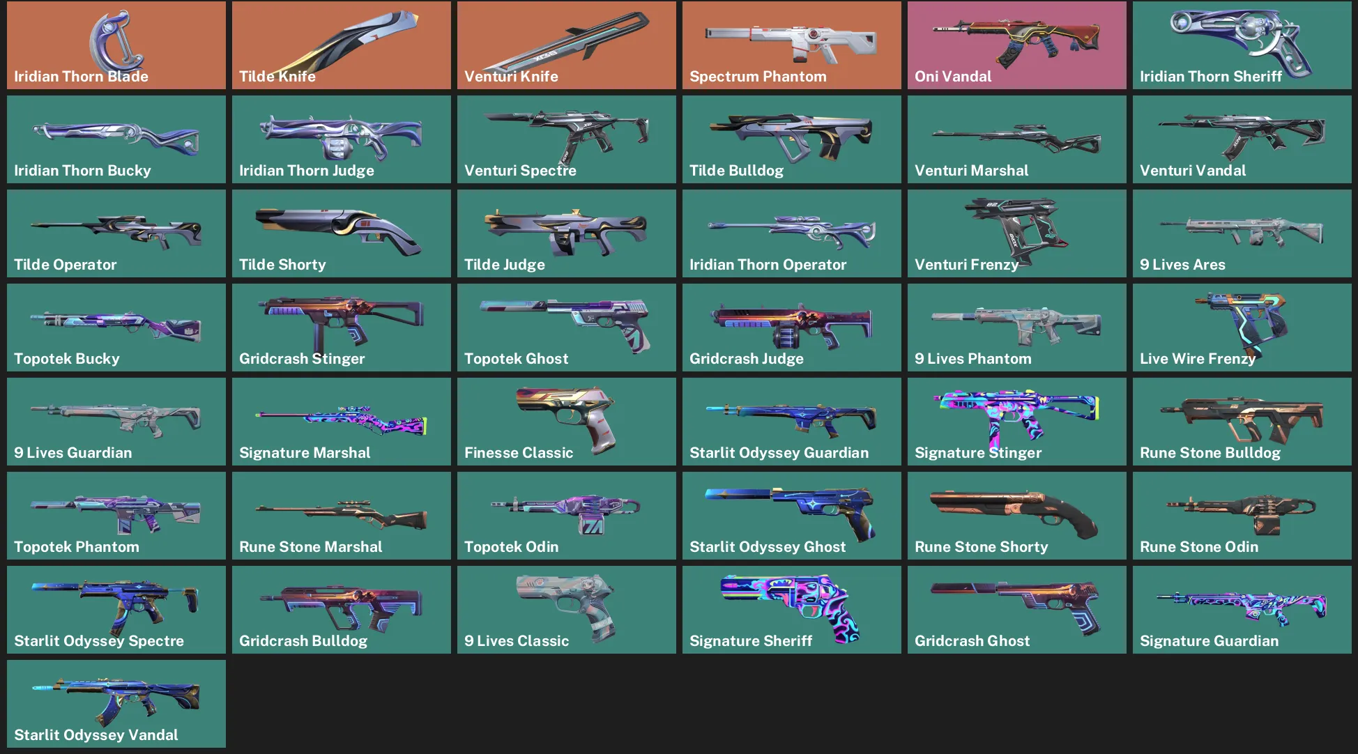 ๐EU ๐ฎ RANKED READY ๐ช Iridian Thorn Blade ๐ช Tilde Knife ๐ช Venturi Knife ๐