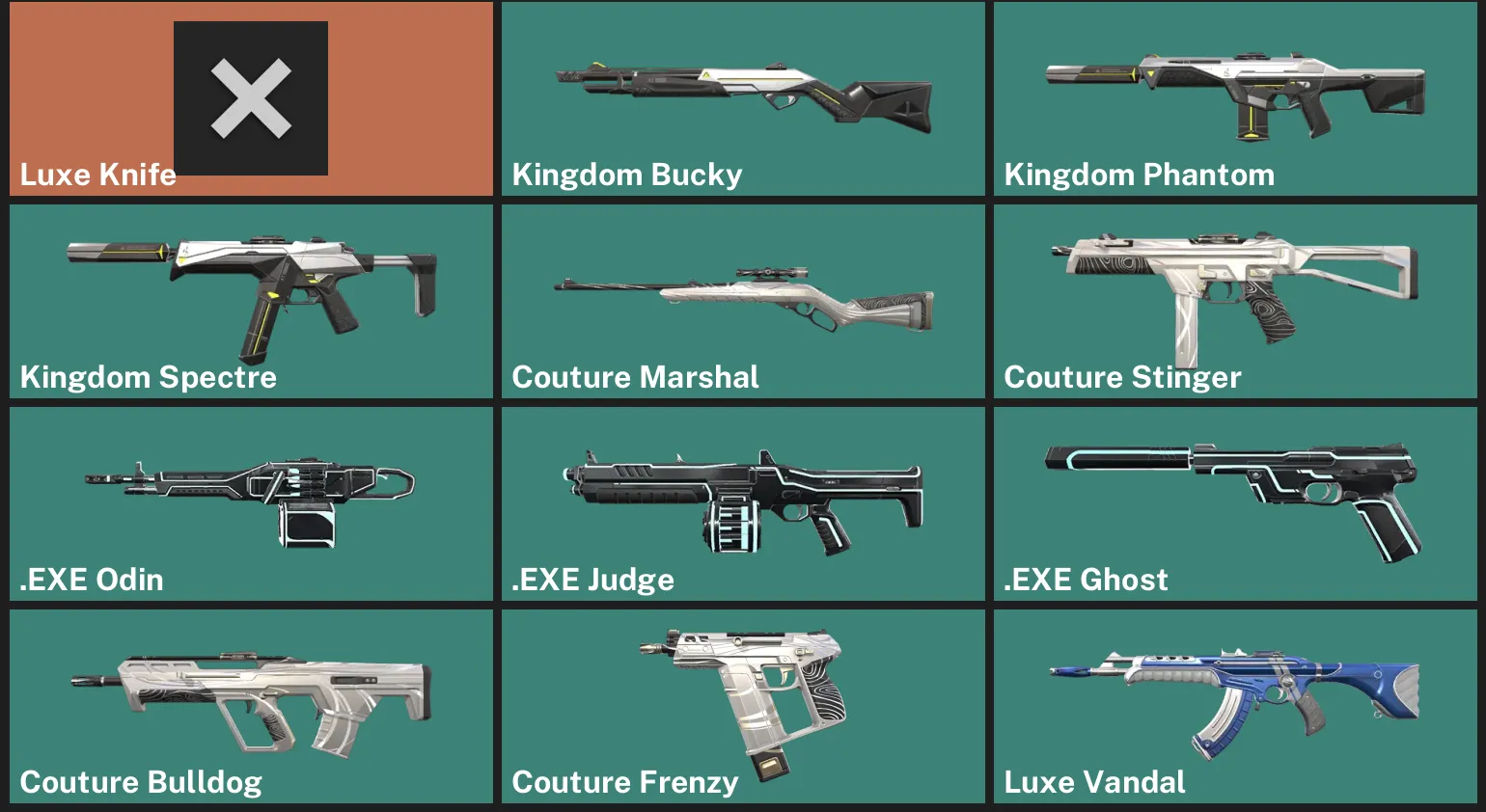 🌏AP 🎮 RANKED READY 🔪 Luxe Knife ✨ Kingdom Bucky ✨ Kingdom Phantom ✨ Kingdom