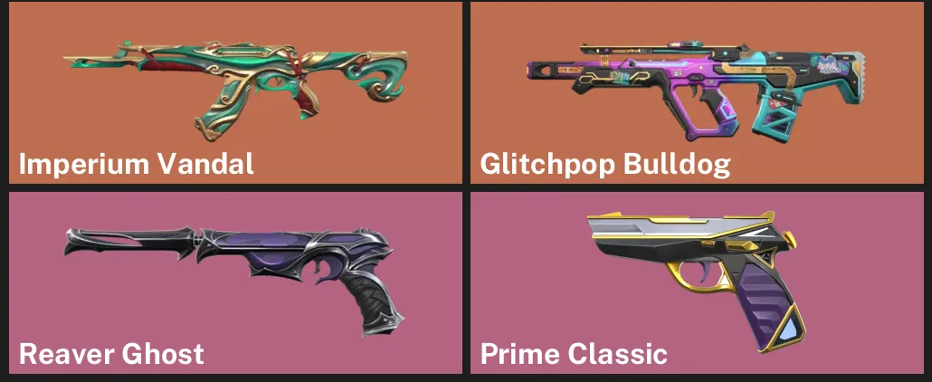 🌍EU 🎮 RANKED READY ✨ Imperium Vandal 💥 Glitchpop Bulldog ⚡ Reaver Ghost ⚡ Prime