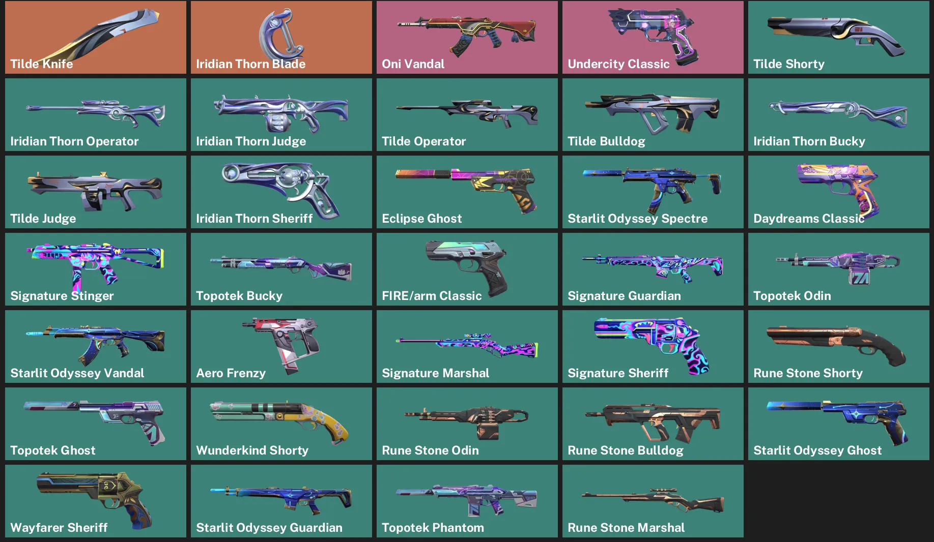 🌍EU 🎮 RANKED READY 🔪 Tilde Knife 🔪 Iridian Thorn Blade 🐉 Oni Vandal ✨ Undercity